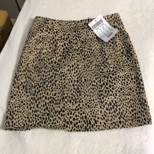 Brandy Melville Cheetah Print Miniskirt NEW!!